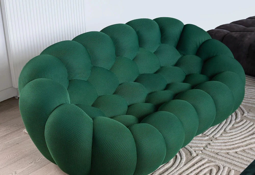 bubble sofa blue