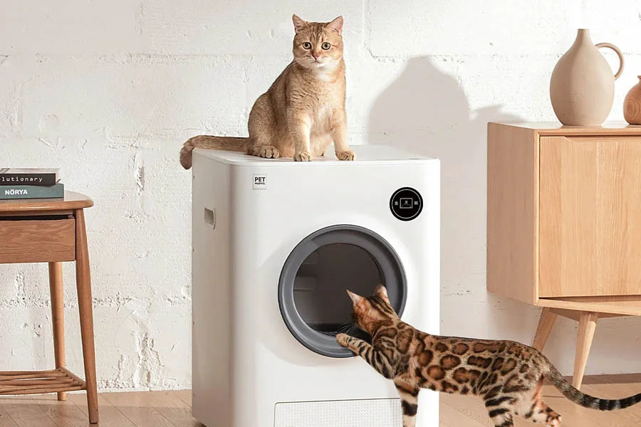 large self cleaning litter box