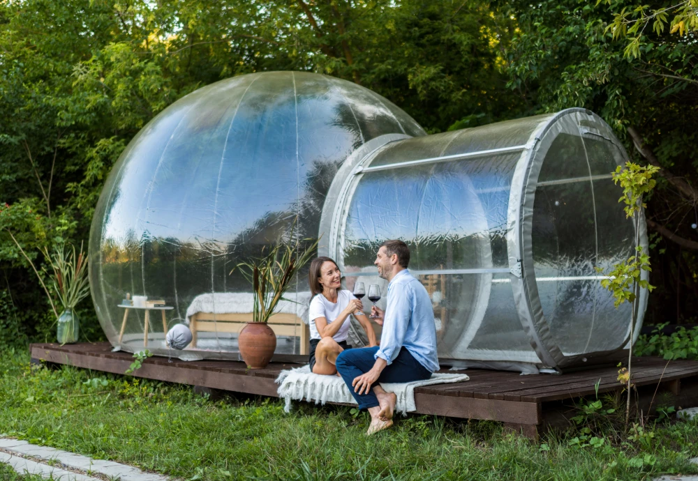 bubble tent party